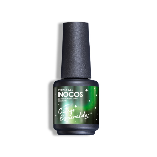 VERNIZ GEL INOCOS CATEYE ESMERALDA, 15ML