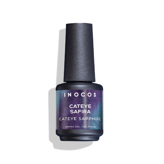 VERNIZ GEL INOCOS CATEYE SAFIRA , 15ML