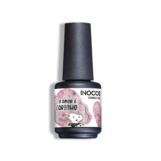 VERNIZ GEL INOCOS O AMOR &Eacute; CARINHO, 15ML