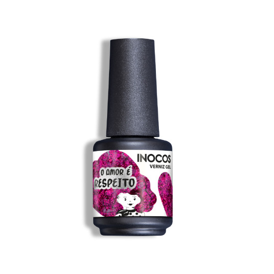 VERNIZ GEL INOCOS O AMOR &Eacute; RESPEITO, 15ML