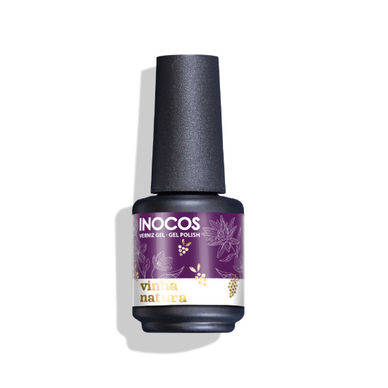 VERNIZ GEL INOCOS NATURA LOVERS WINE- VINHA, 15ML