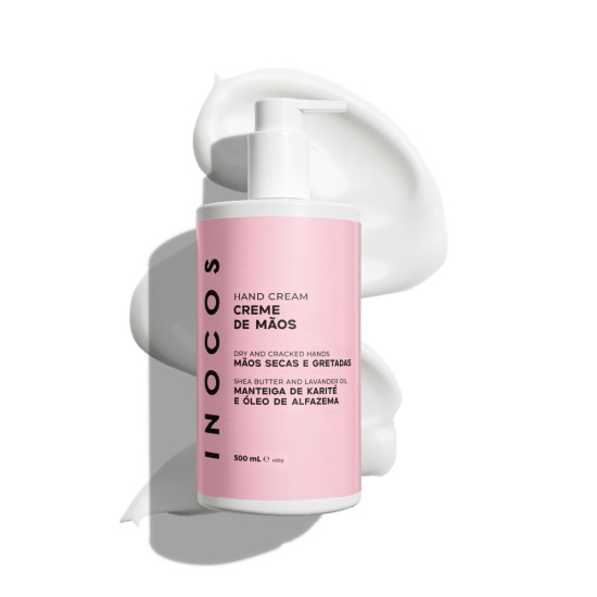 CREME DE M&Atilde;OS, 500 ML - MANTEIGA DE KARITE E &Oacute;LEO DE ALFAZEMA