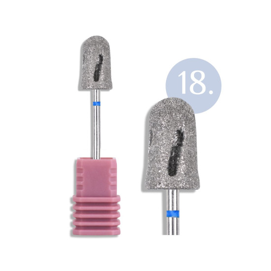 BROCA REDONDA C&Oacute;NICA PEDICURE GR&Atilde;O M&Eacute;DIO 18