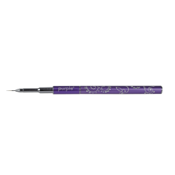 Pincel Nylon Micro Nail Art #000 metallic handle -
