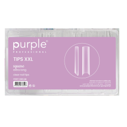 XXL Extra Long Square Clear Nail Tips 360 uni