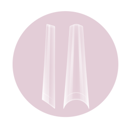 XXL Extra Long Ballerina Clear Nail Tips 360 uni