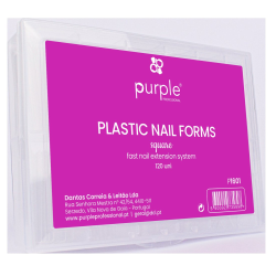 Plastic Square Nail Forms 120 uni