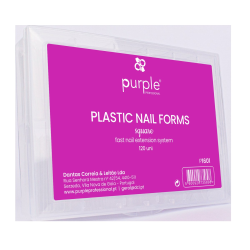 Plastic Square Nail Forms 120 uni