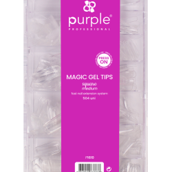 Magic Gel Tips Press On - Square - Medium 504 uni