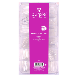 Magic Gel Tips Press On - Square - Long 504 uni