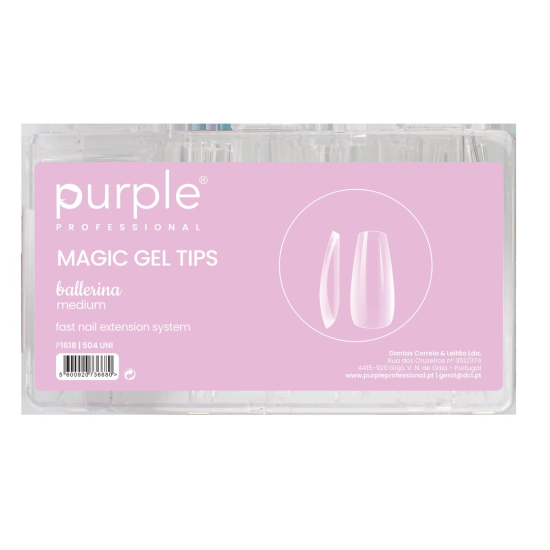 Magic Gel Tips Press On - Ballerina - Medium 504 uni