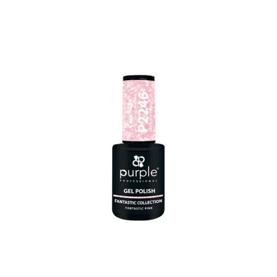 Gel Polish Fantastic Pink  flakes 10ml