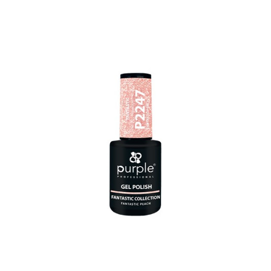 Gel Polish Fantastic Peach  flakes 10ml