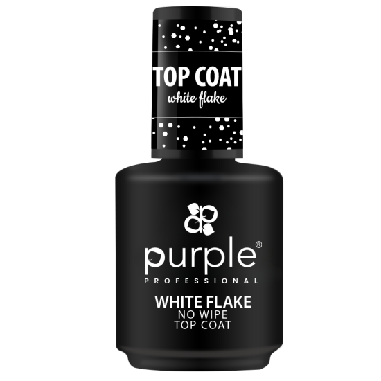 White Flake No Wipe Top Coat 15 ml