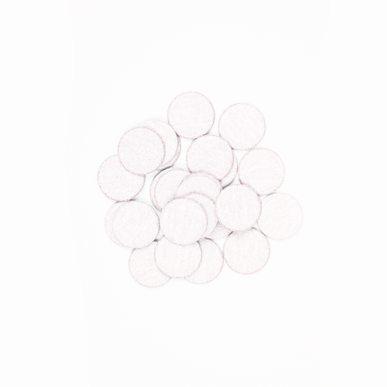 Recargas de Discos Adesivos 15mm Circulares 180 50 uni