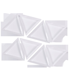 Tri&acirc;ngulos de Pl&aacute;stico para Nail Art 4 uni