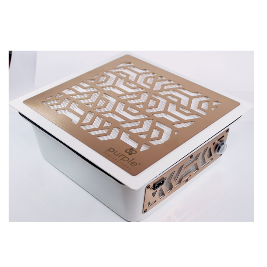 NDU Winner Aspirador de Encastrar Branco grelha rose gold -
