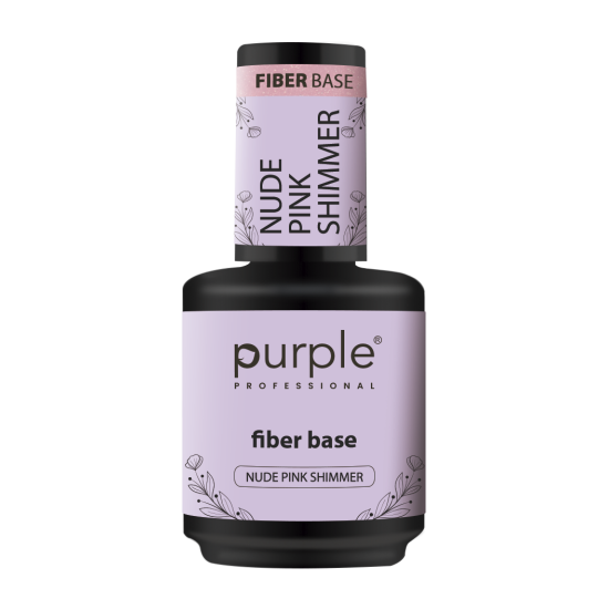 Fiber Base Nude Pink Shimmer 15 ml