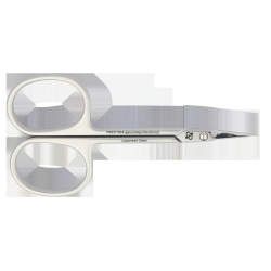Premium Tesoura Cut&iacute;culas Esquerdinos 004 89mm ponta curva 19mm -