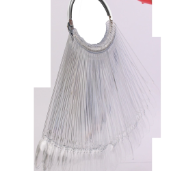 Mostru&aacute;rio Transparente 50 Tips com Argola am&ecirc;ndoa -