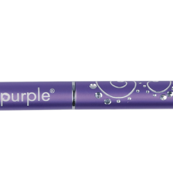 Pincel Nylon Flat Gel #6 metallic handle -