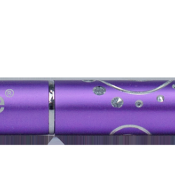 Pincel Nylon Oval Gel #2 metallic handle -
