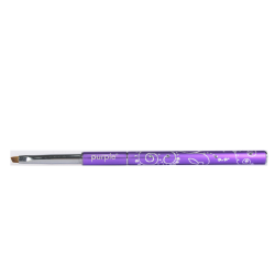 Pincel Nylon Nail Art One Stroke S 3mm/4,5mm metallic handle -