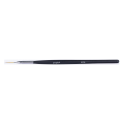 Pincel Nylon Nail Art Tra&ccedil;os Finos 12mm wooden handle -