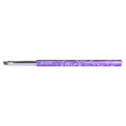 Pincel Nylon Slant One Stroke M #4 metallic handle -