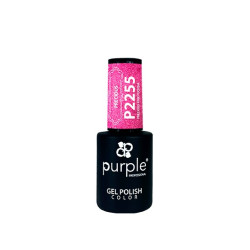 Gel Polish Precious Pink Fuchsia  glitter 10ml