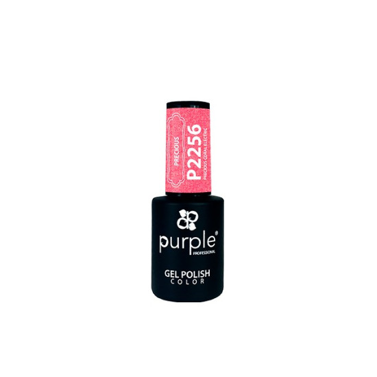 Gel Polish Precious Coral Electric  glitter 10ml