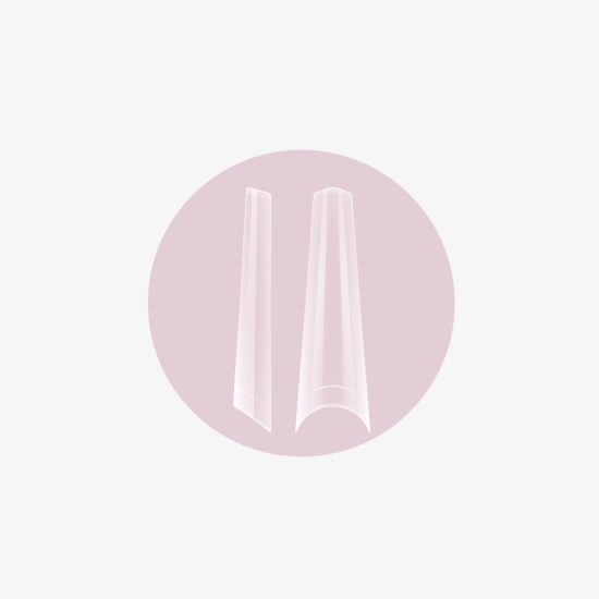 XXL Extra Long Ballerina Clear Nail Tips 360 uni