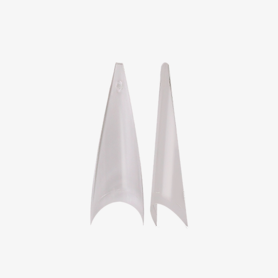 XXL Extra Long Stiletto Clear Nail Tips 360 uni