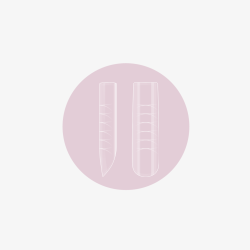 Dual Forms F1 Square Clear Nail Tips