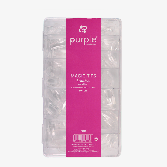 Magic Gel Tips Press On - Ballerina - Medium 504 uni