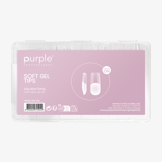 Magic Gel Tips Press On - Square - Medium Half Matte