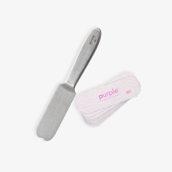 Base Metálica p/ Lixa de Pedicure Descartável c/ 5uni 80gr + 5uni Recargas 180gr
