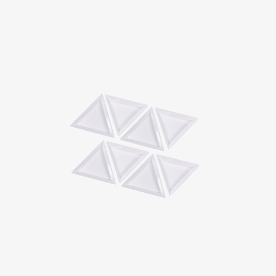 Triângulos de Plástico para Nail Art 4 uni