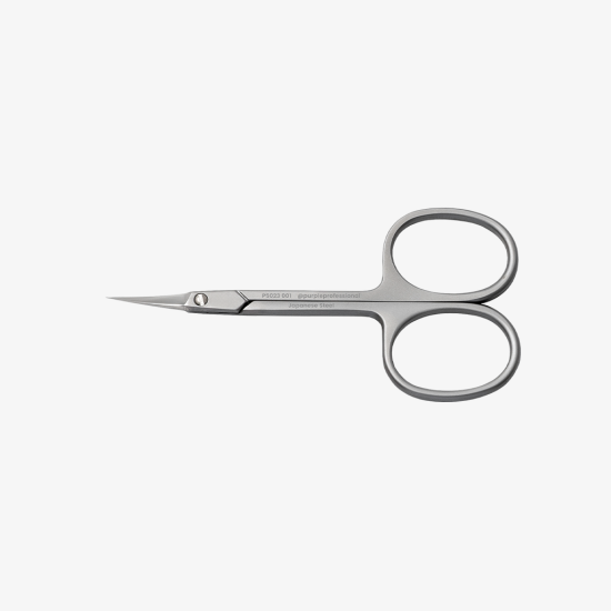 Premium Tesoura Cutículas 001 91mm ponta curva 19mm -