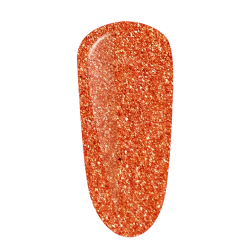 Gel Polish Precious Golden Cooper  glitter 10ml