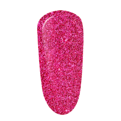 Gel Polish Precious Pink Fuchsia  glitter 10ml