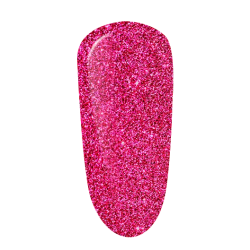 Gel Polish Precious Pink Fuchsia  glitter 10ml