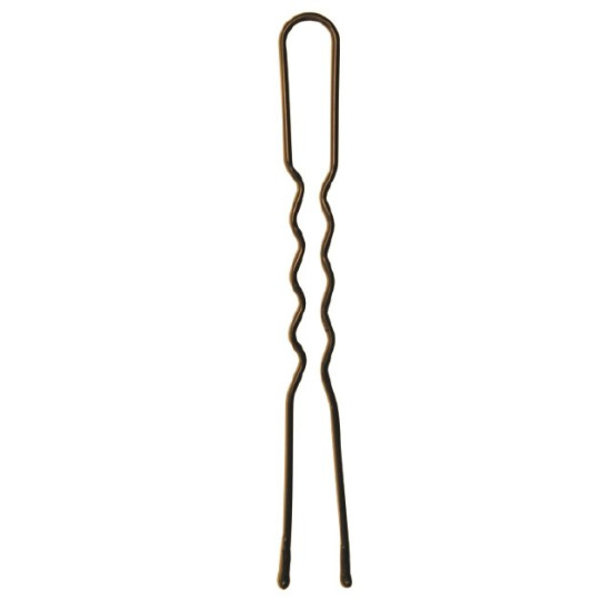 Ganchos Cabelo Rosy Invis&iacute;veis Castanho 6 cm 26 Unidades