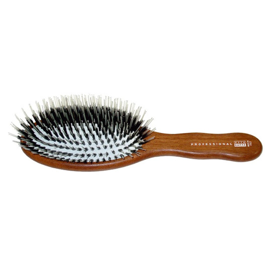 Escova Extens&otilde;es Cabelo Acca Kappa 943 Madeira 22 cm