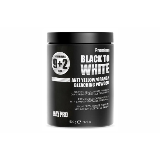 P&oacute; Descolorante Kaypro Premium 9+2 Tons Preto 500 gr