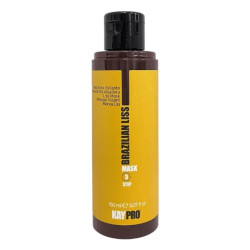 M&aacute;scara Capilar Kaypro Brazilian Liss Manuten&ccedil;&atilde;o Alisamento 150 ml