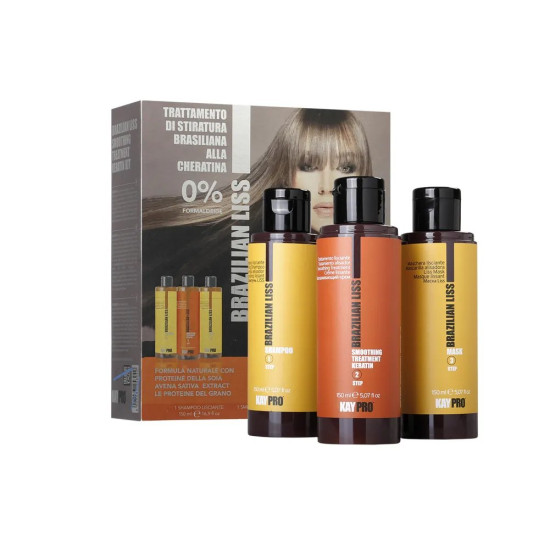 Kit Alisamento Gradativo Kaypro Brazilian Liss 150 ml