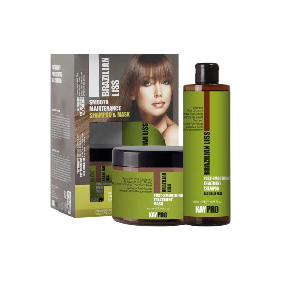 Kit Manutenção Alisamento Gradativo Kaypro Brazilian Liss Manutenção Alisamento 500 ml