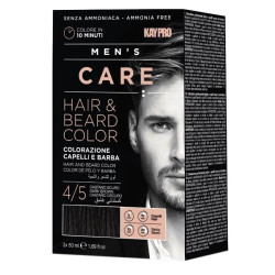 Kit Coloração Barba e Cabelo Kaypro Men´s Care Castanho Escuro 4/5