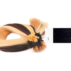 Extens&otilde;es Cabelo 100% Humano Kayextensions Natural 1 55 cm 50 Unidades